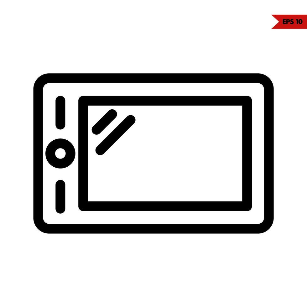 mobile phone line vector