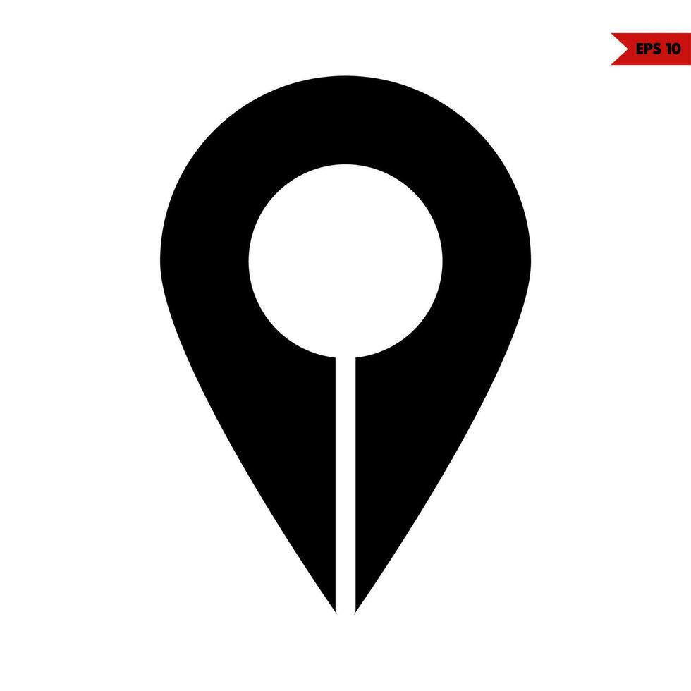 navigation glyph icon vector