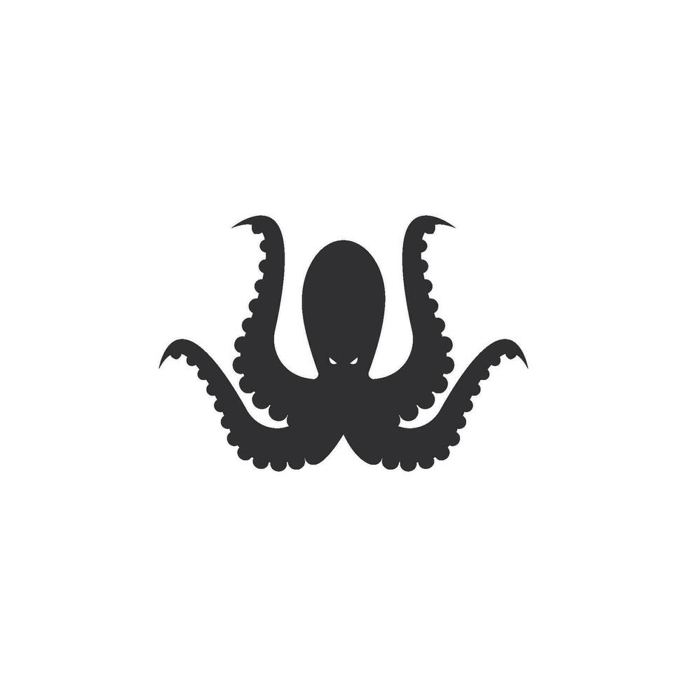 Octopus logo ilustration vector