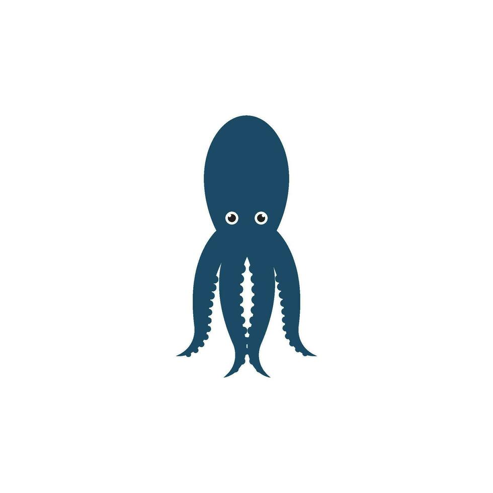 Octopus logo ilustration vector