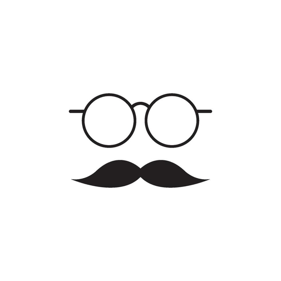 Mustache icon vector 25558345 Vector Art at Vecteezy