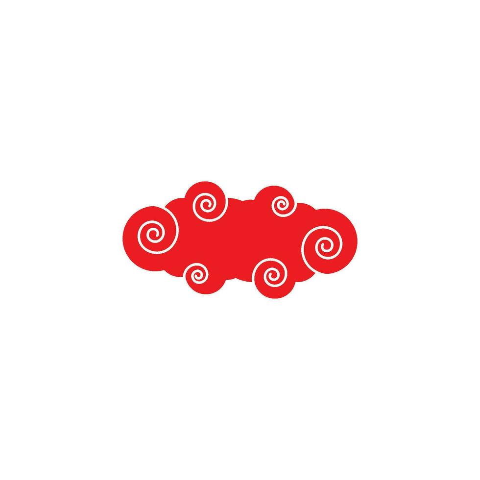 Chinese Cloud template vector