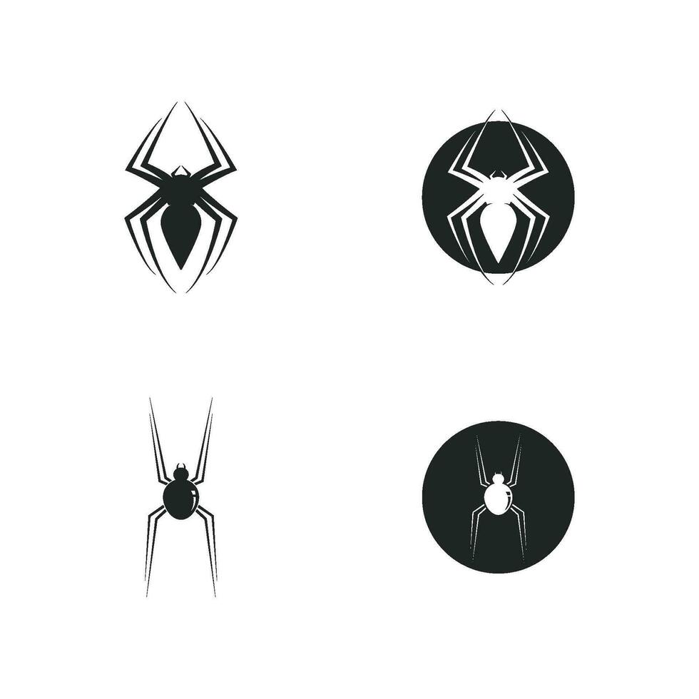 vector de logotipo de araña