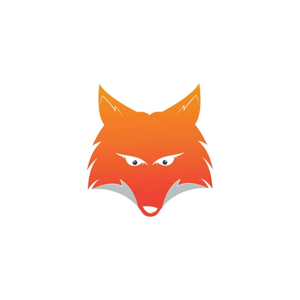 Creative circle fox logo vector