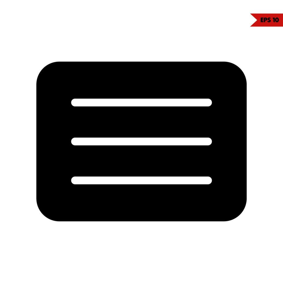 notes glyph icon vector