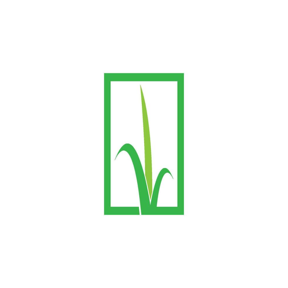 Grass logo vector