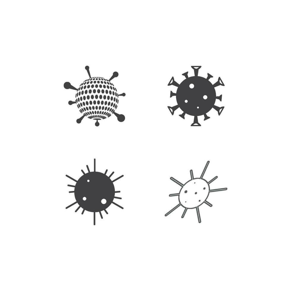 coronavirus logo diseño modelo vector