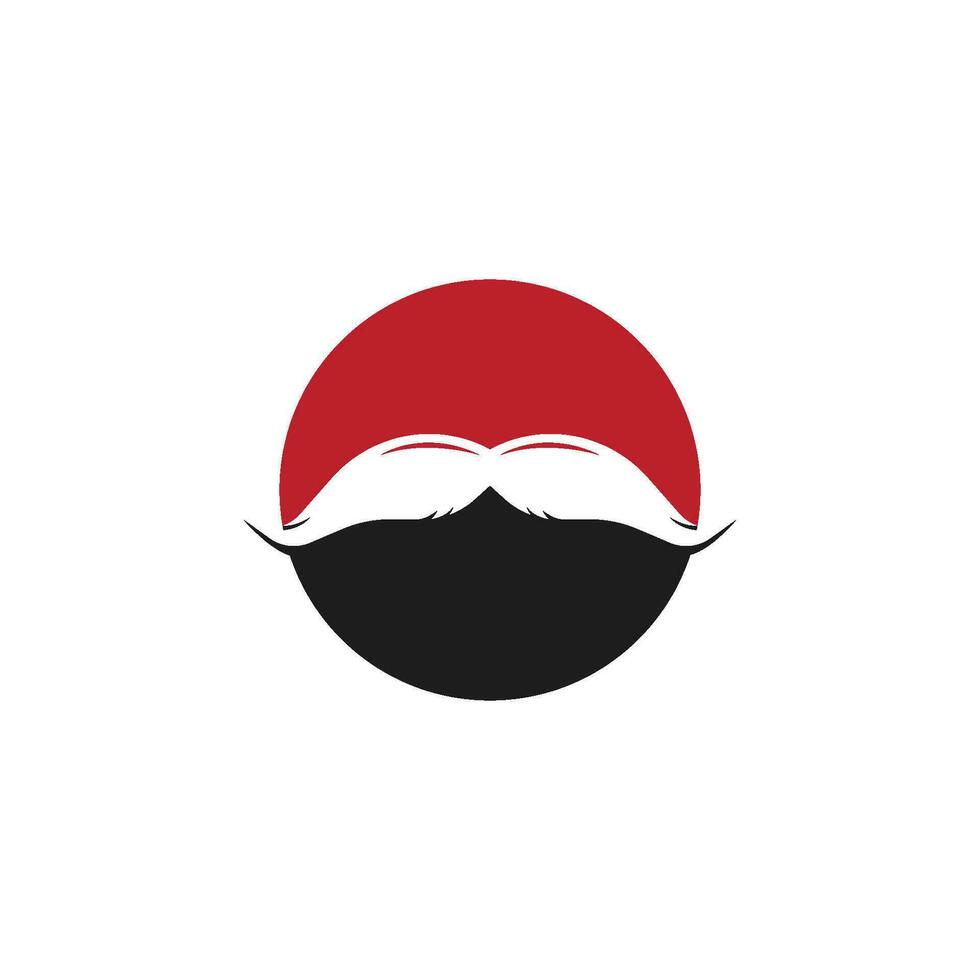 icono de bigote vector