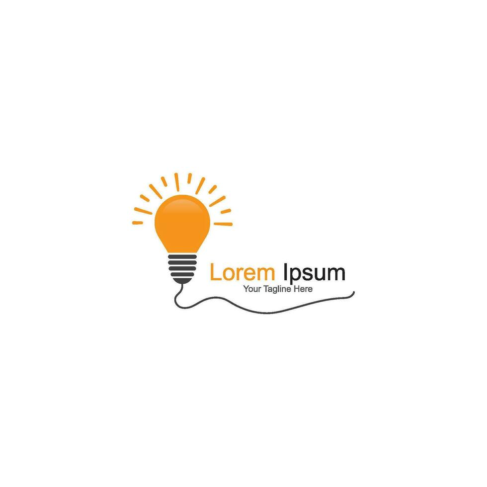 bulb logo vector