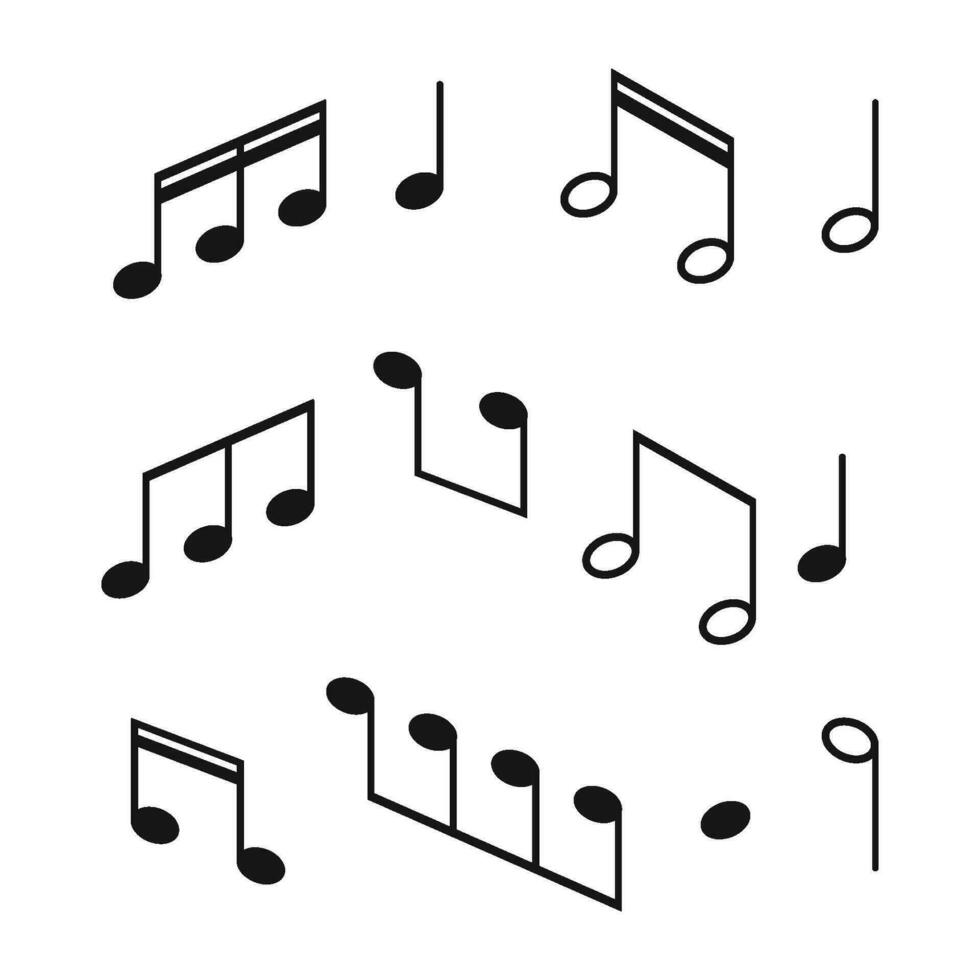 Music note Icon Vector