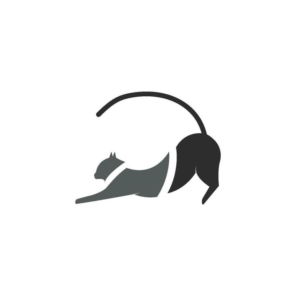 Cat icon logo vector template