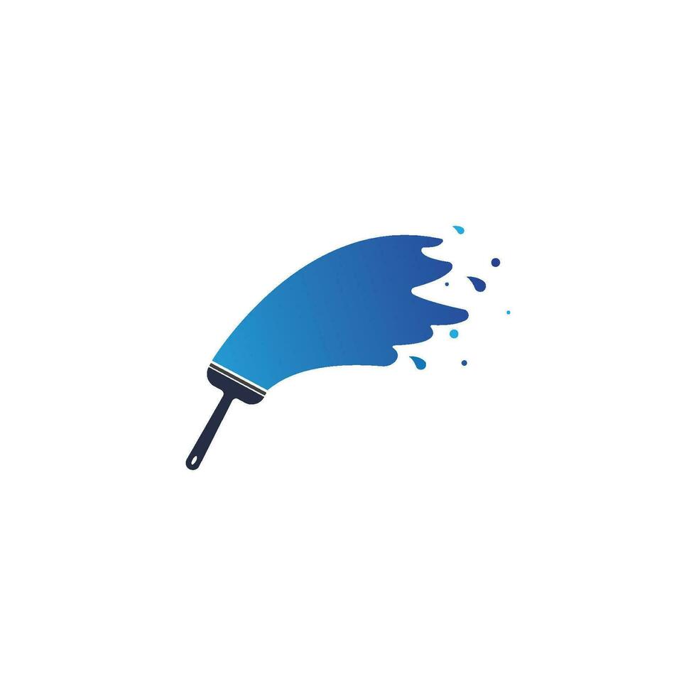 Paint brush icon vector