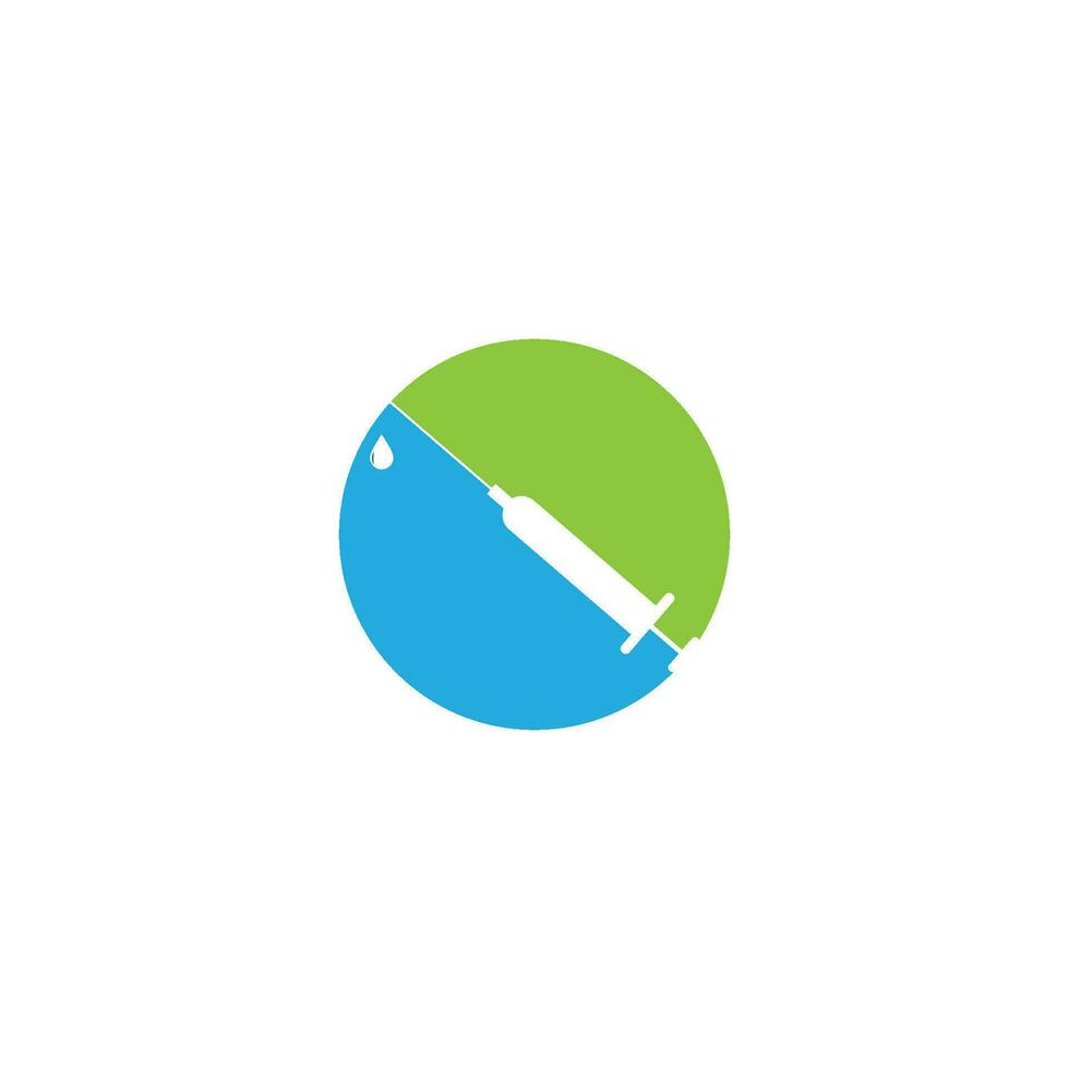 Vaccination and immunization icon vector