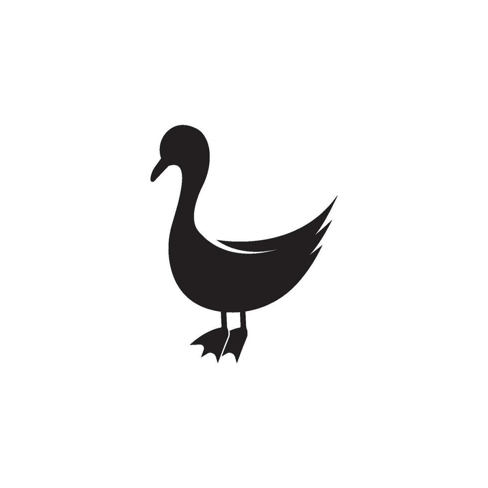 Duck logo vector