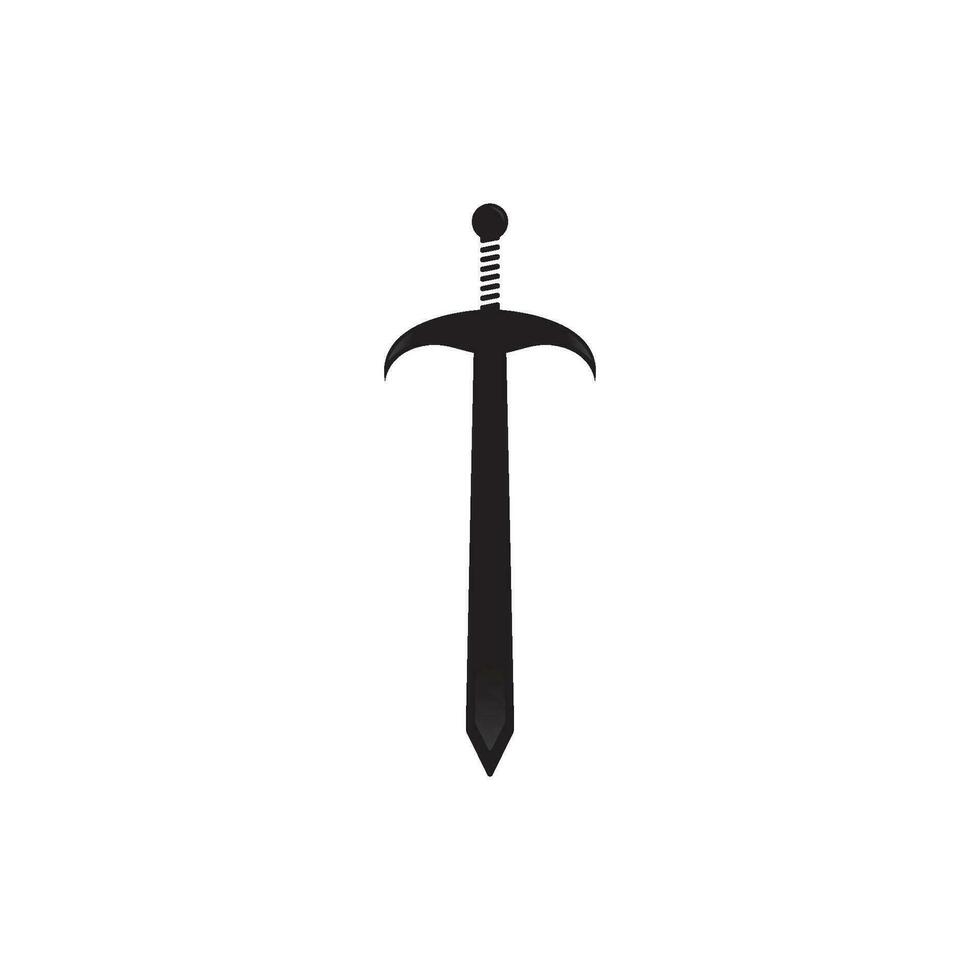 vector de logotipo de espada