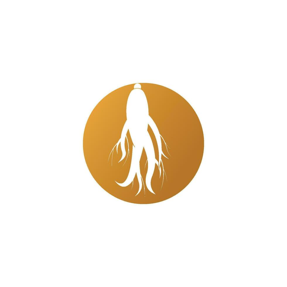 ginseng vector icono