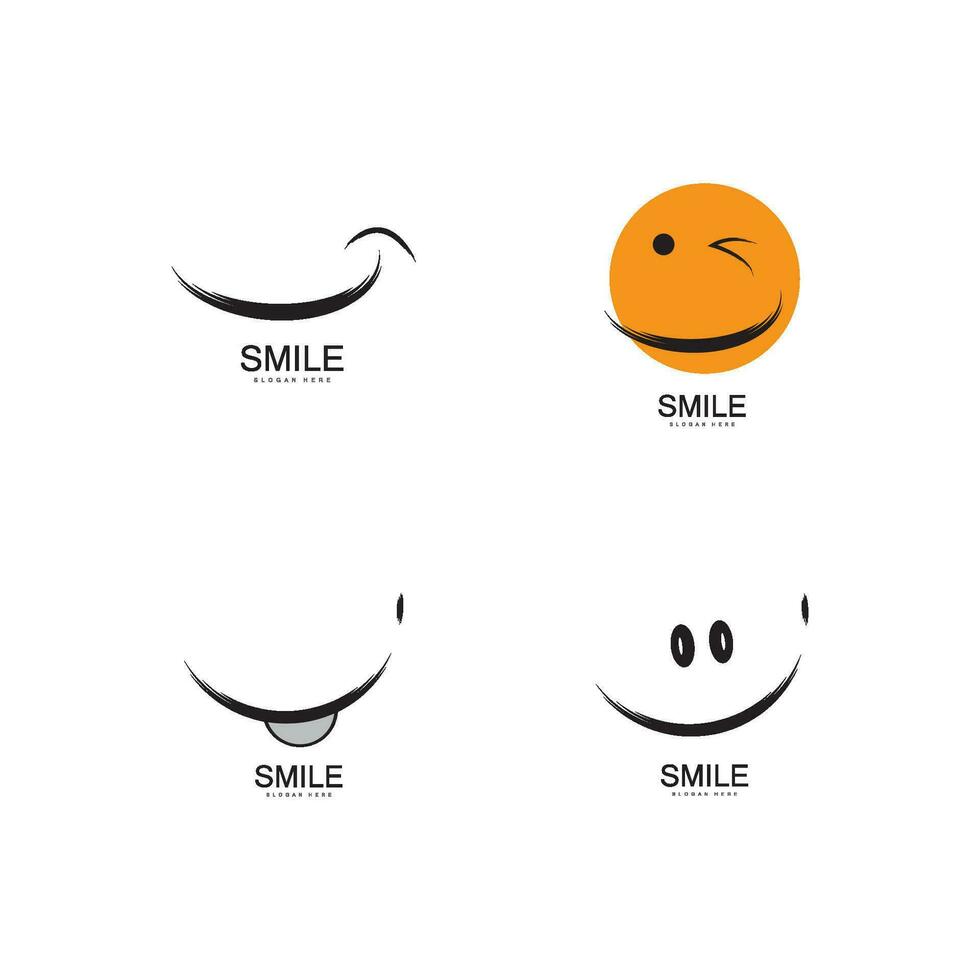 Smile icon Logo Vector