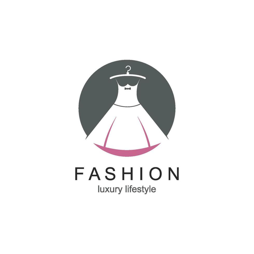 vector de logotipo de moda de tienda de ropa