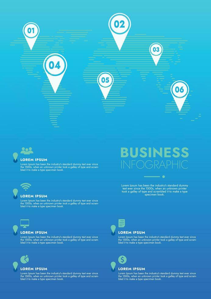 infografía modelo para presentaciones y caracteristicas datos visualización incluye un proceso gráfico con diagramas, pasos, opciones el concepto para márketing mediante ilustraciones para conducir a éxito. vector