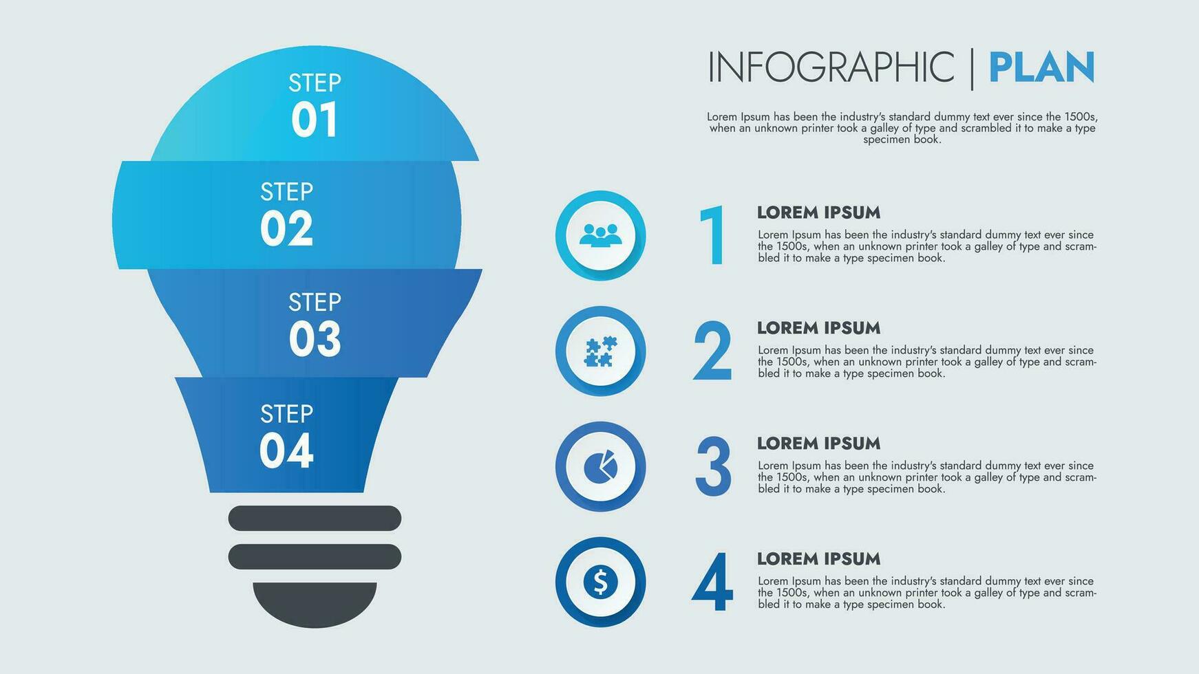 Infographic template for presentations and features data visualization includes a process chart with diagrams, steps, options. The concept for marketing through illustrations for drive to success. vector