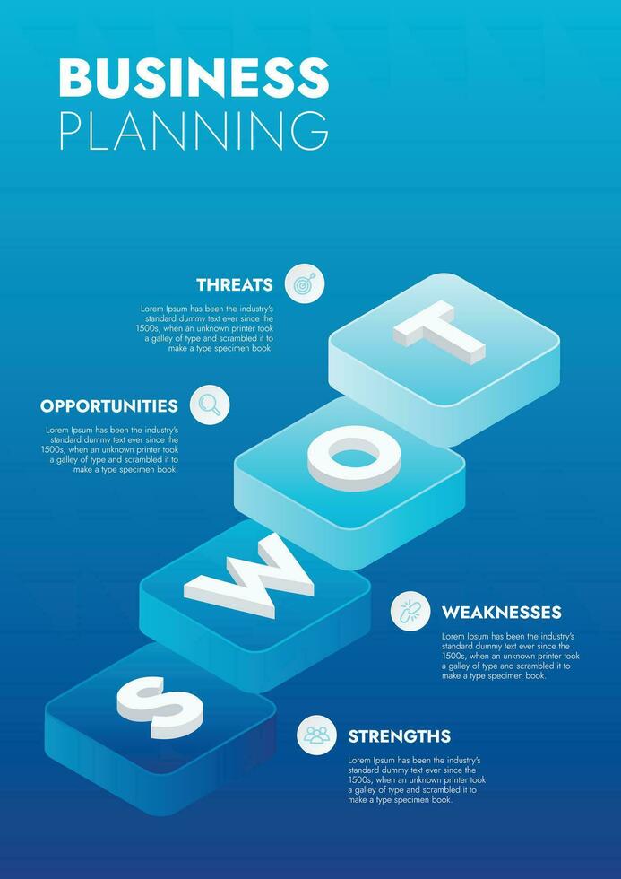 Business template for presentation. Infographic business data visualization. Process chart with elements of graph, diagram, steps, options, process. Vector and illustration concept for presentation.
