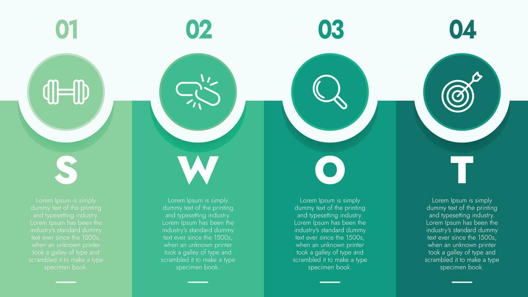 Business template for presentation. Infographic business data visualization. Process chart with elements of graph, diagram, steps, options, process. Vector and illustration concept for presentation.