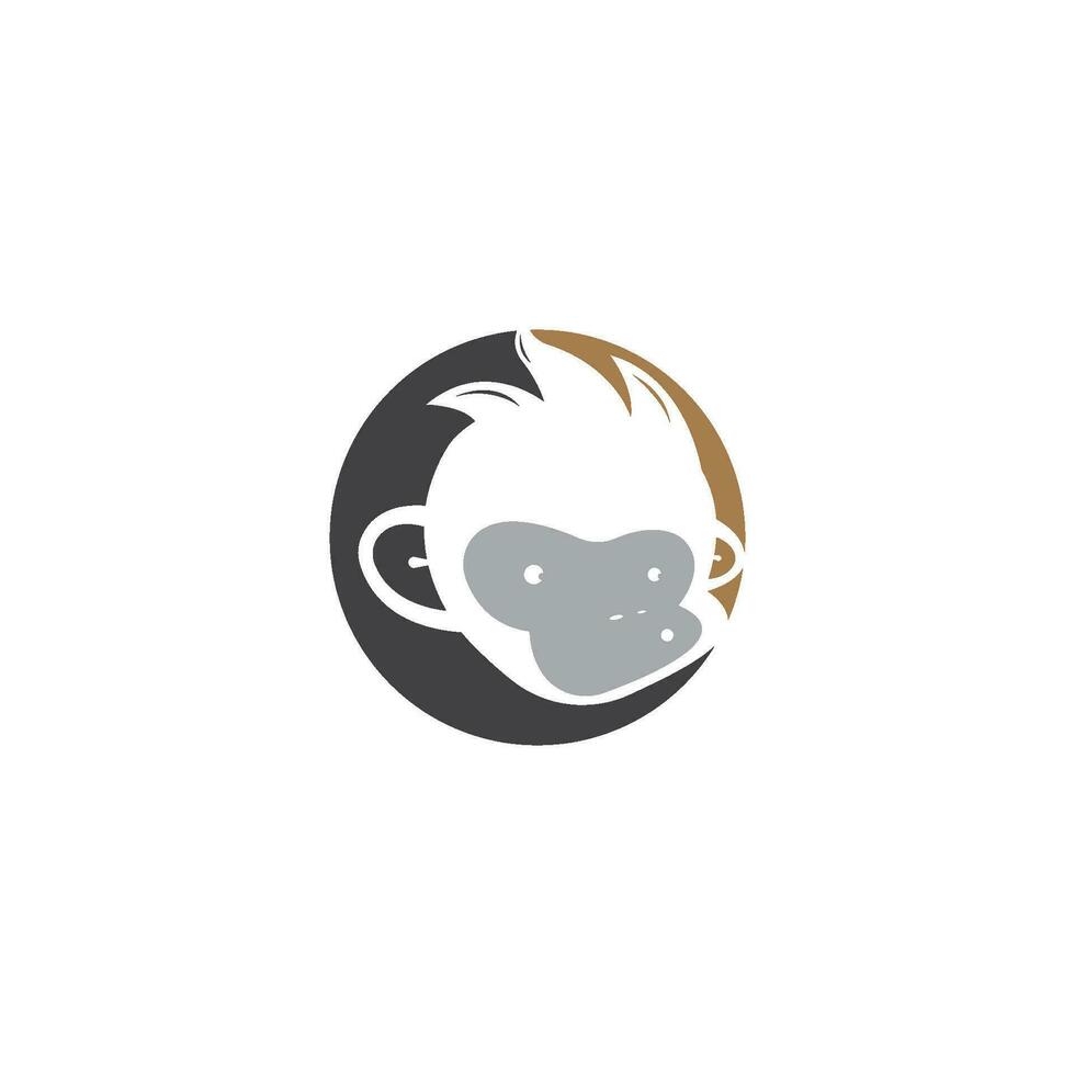 monkey vector logo design