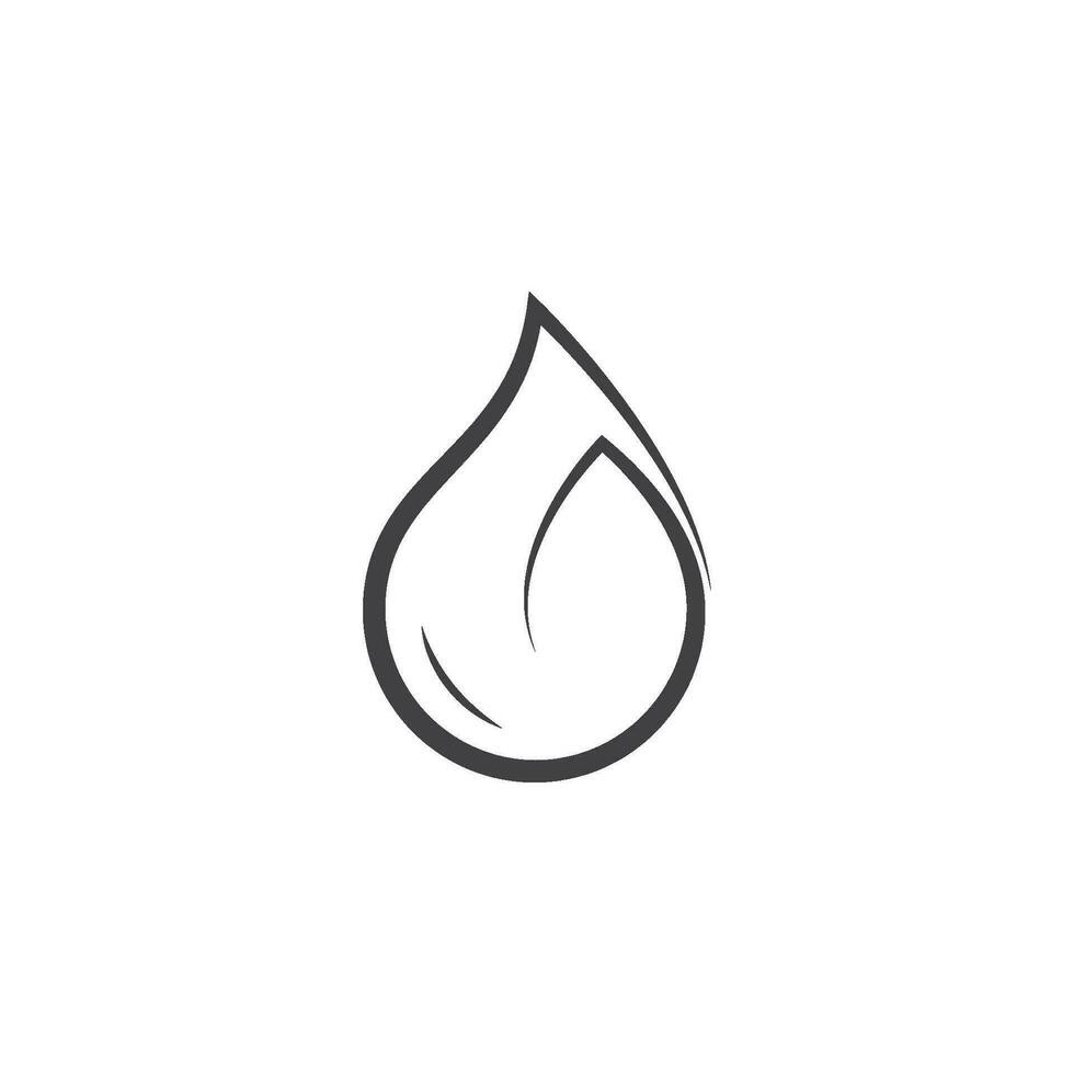 water drop Logo Template vector