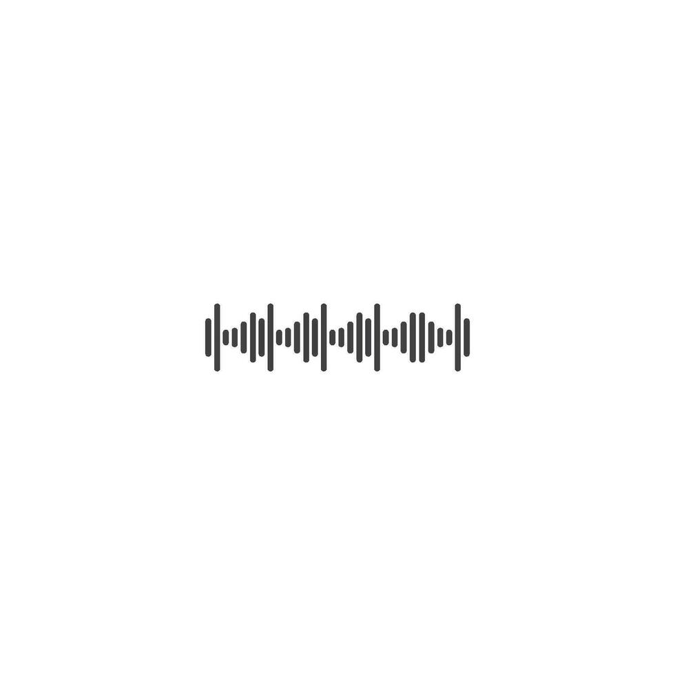 sound wave ilustration logo vector