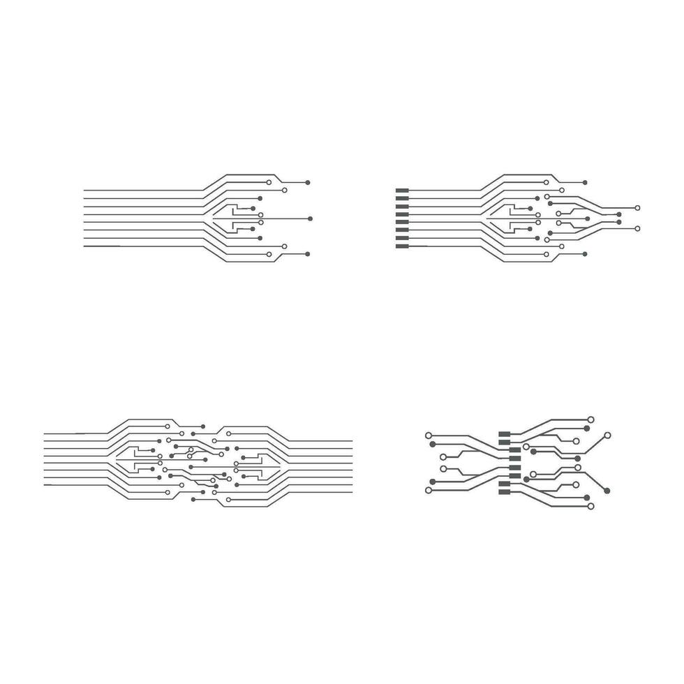 circuit ilustration vector