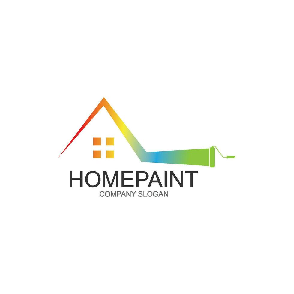 hogar pintar logo vector