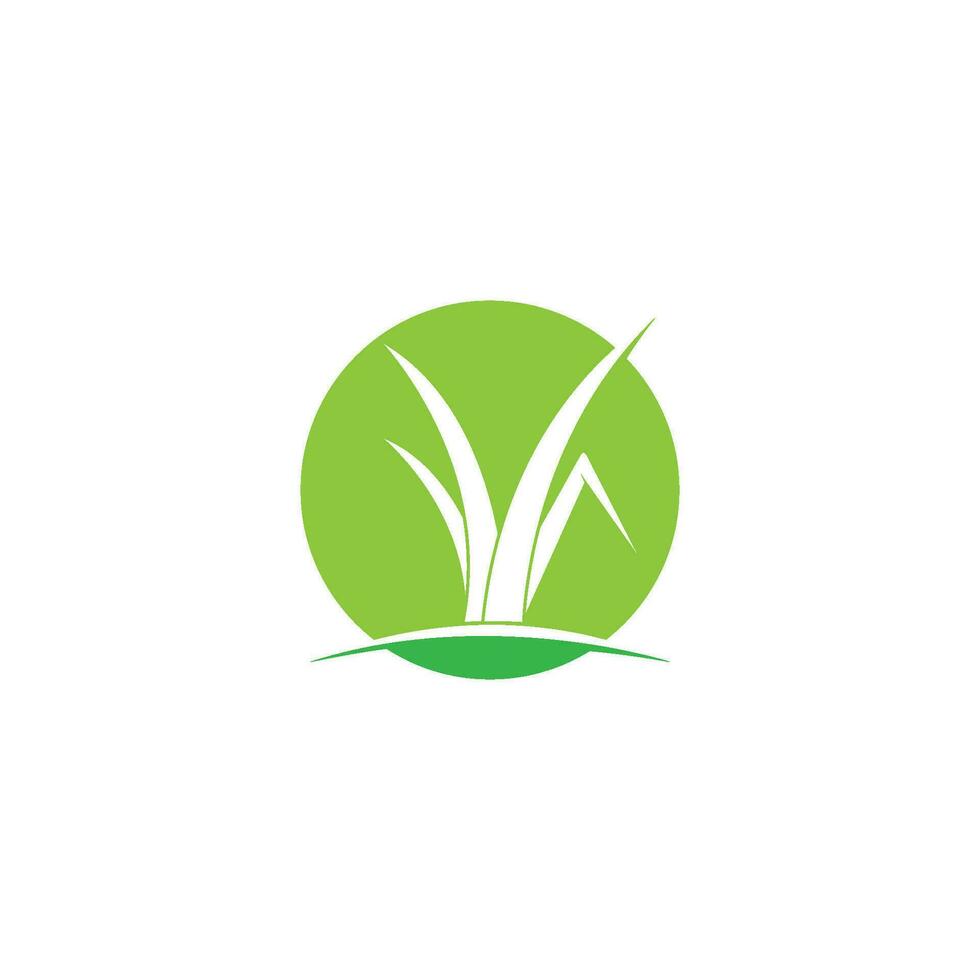 Grass logo vector