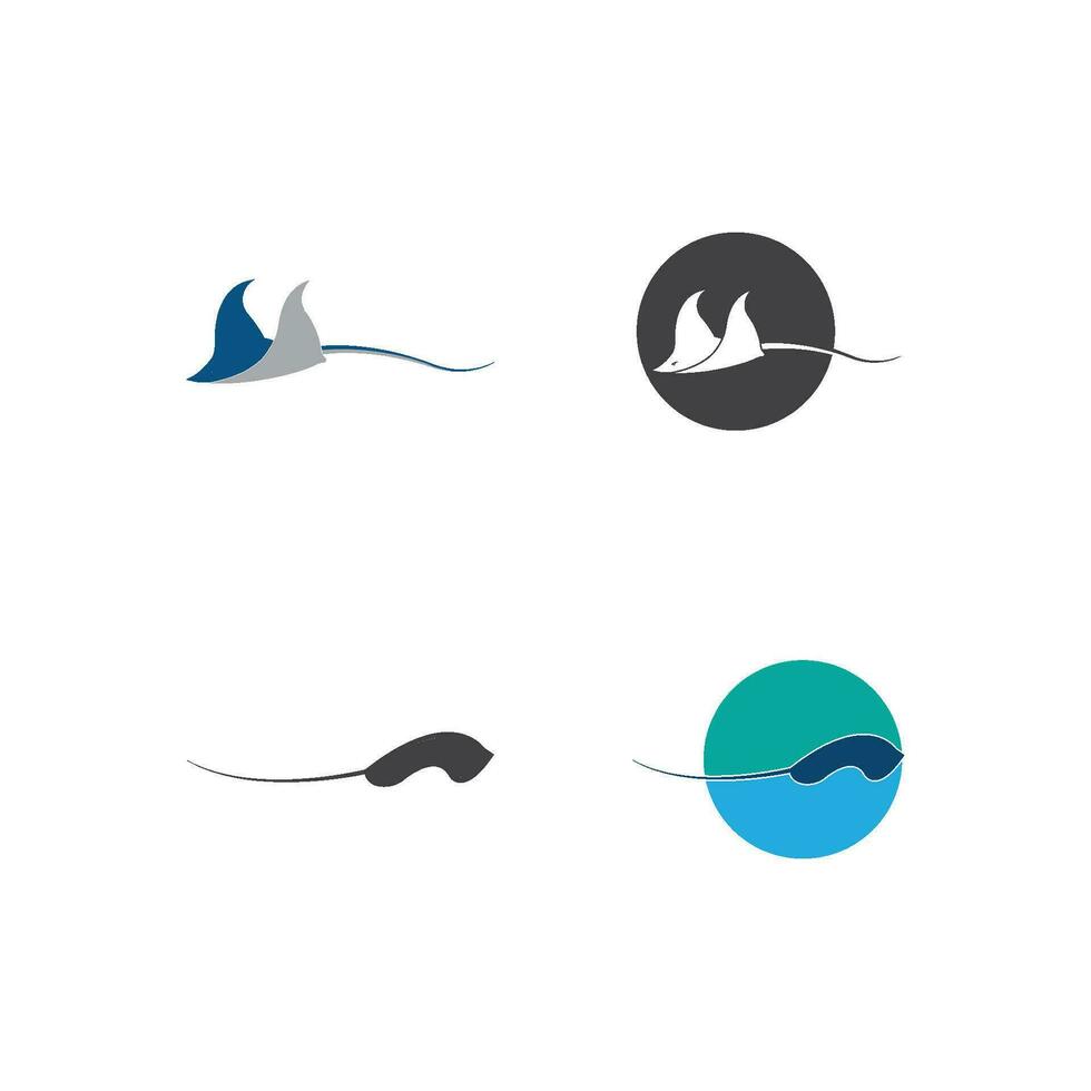Stingray logo ilustration vector