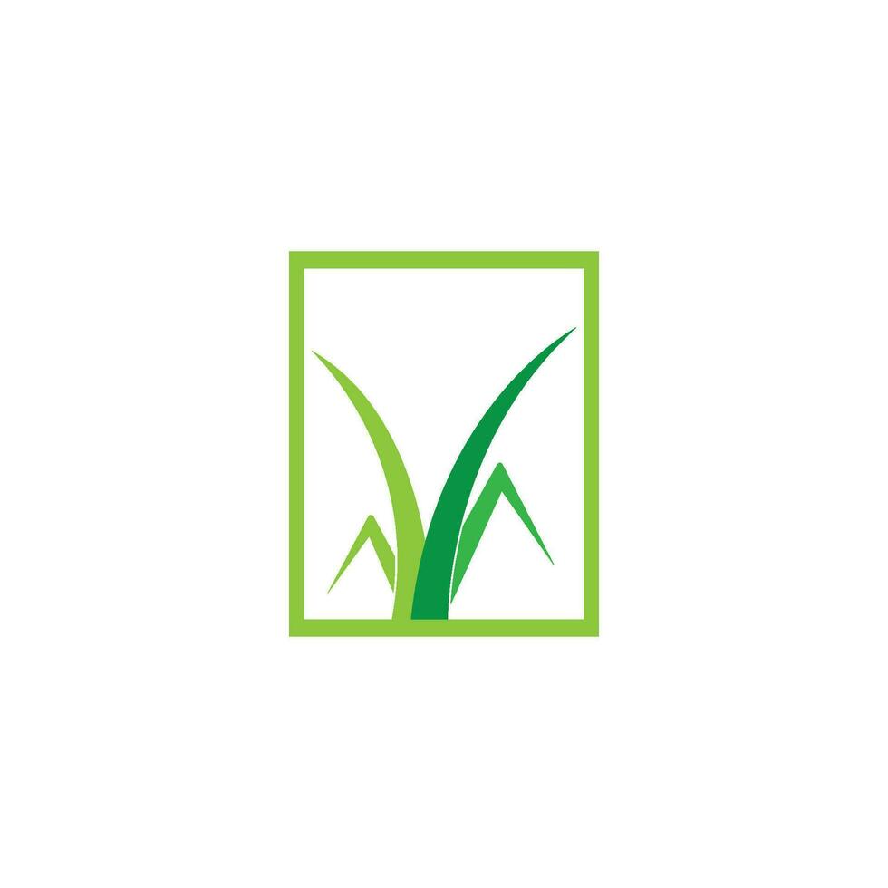 Grass logo vector