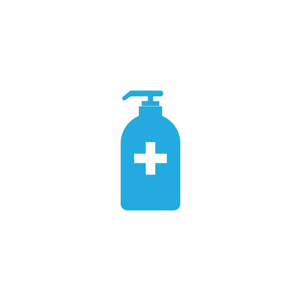 hand sanitizer logo vector