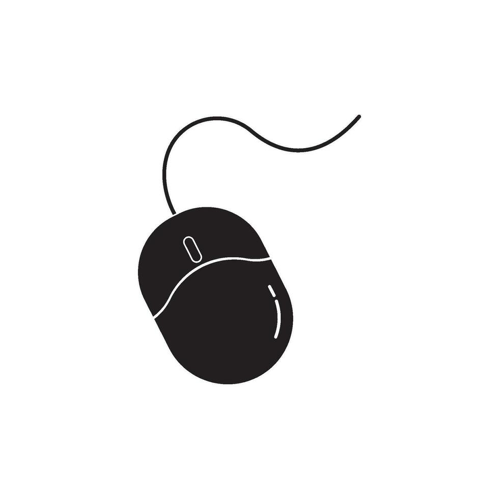 Computer mouse logo vector