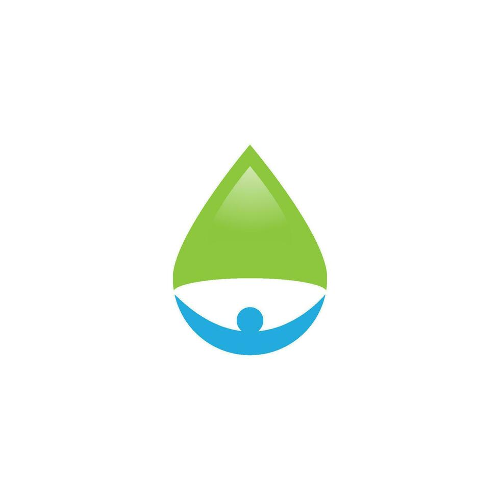 water drop Logo Template vector