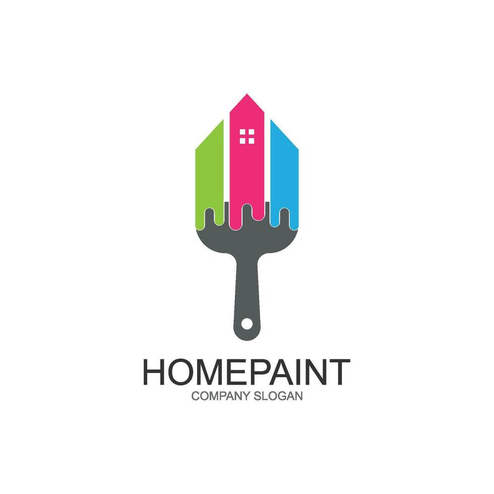 Home Paint Logo Vector