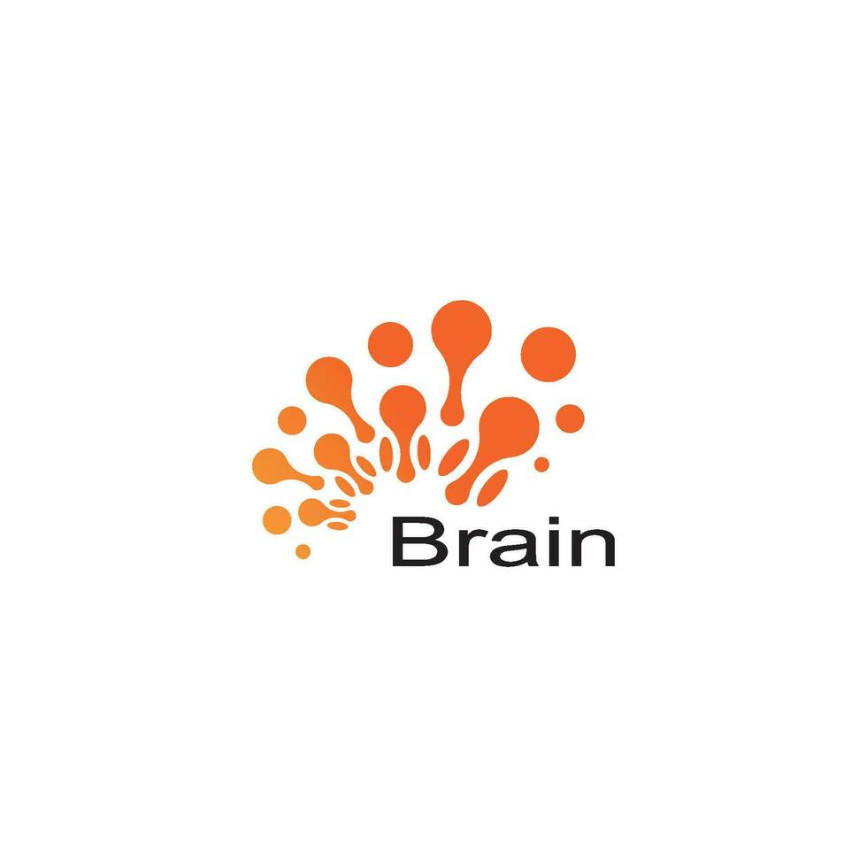 Brain Logo Template  vector