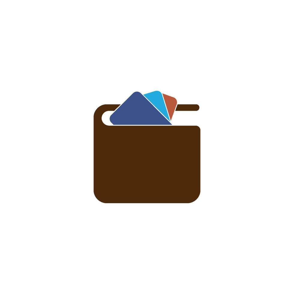 Wallet Logo Design vector