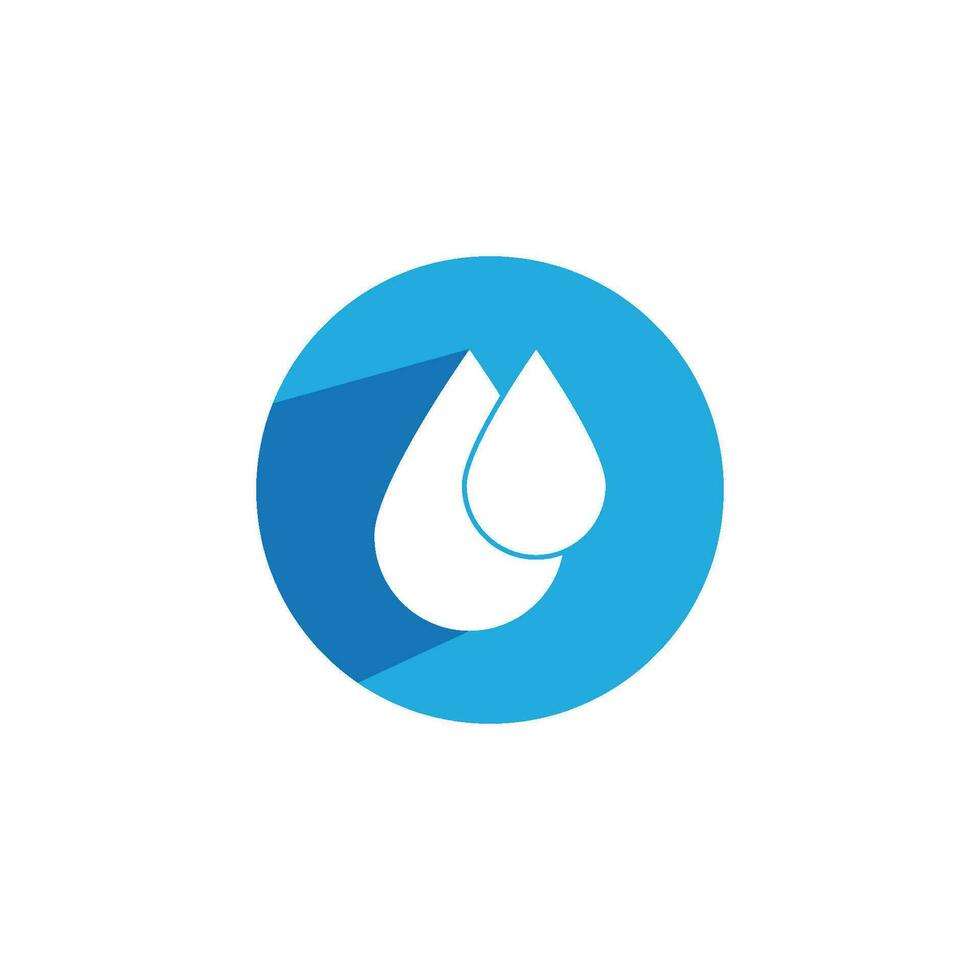 vector de plantilla de logotipo de gota de agua