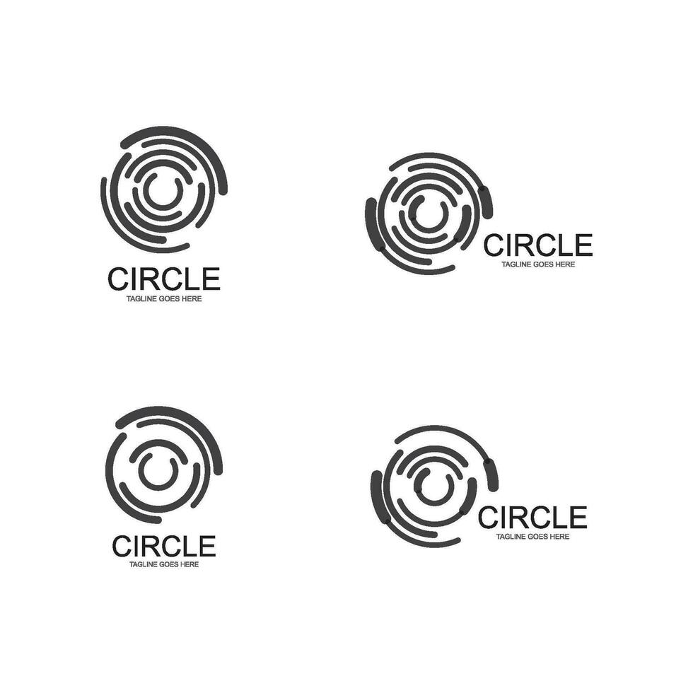 circle logo template vector