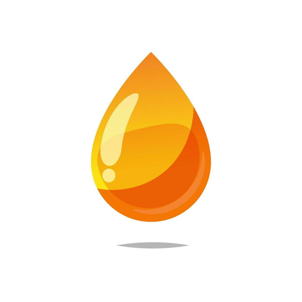 Oil drop vector