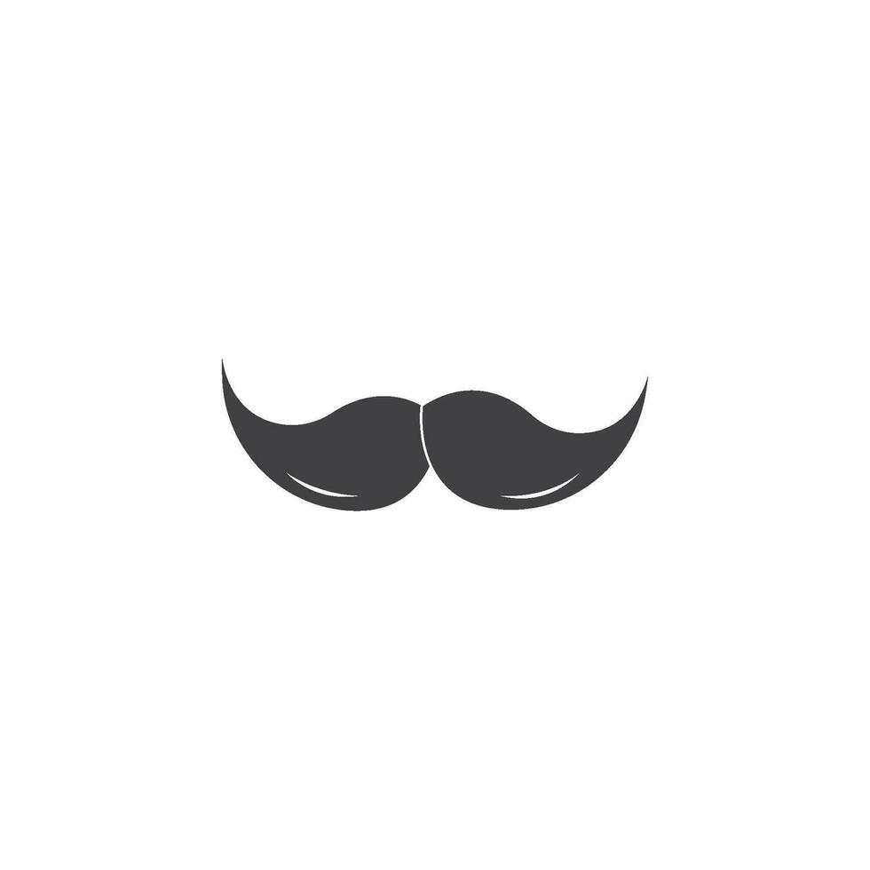 Mustache icon vector