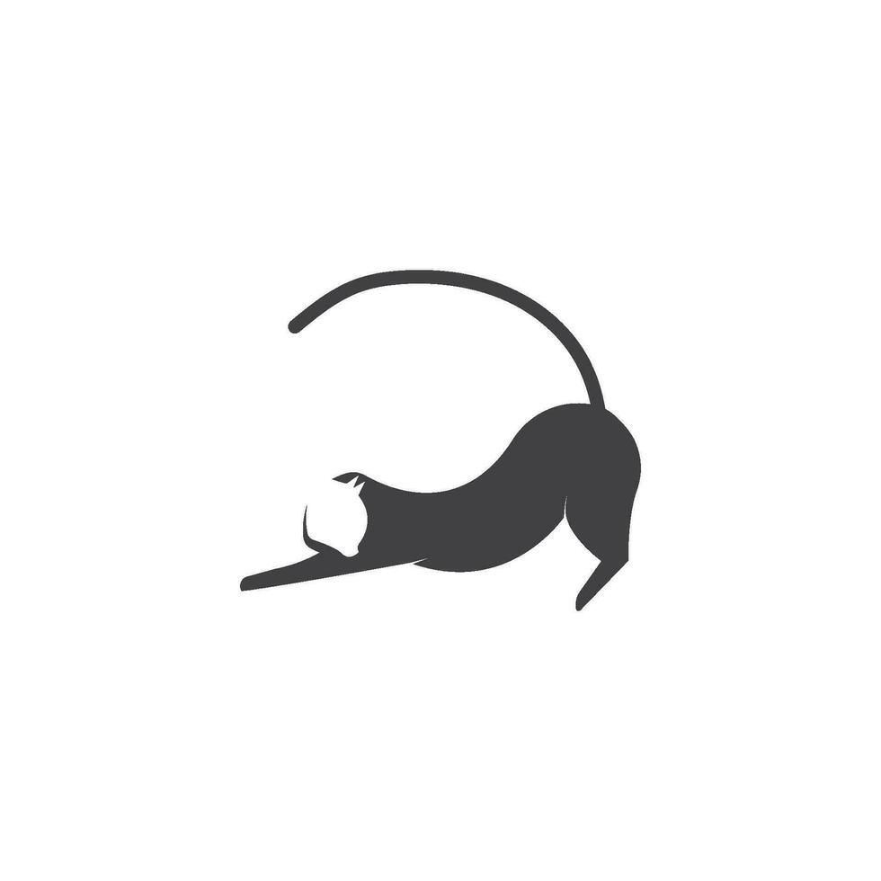 Cat icon logo vector template
