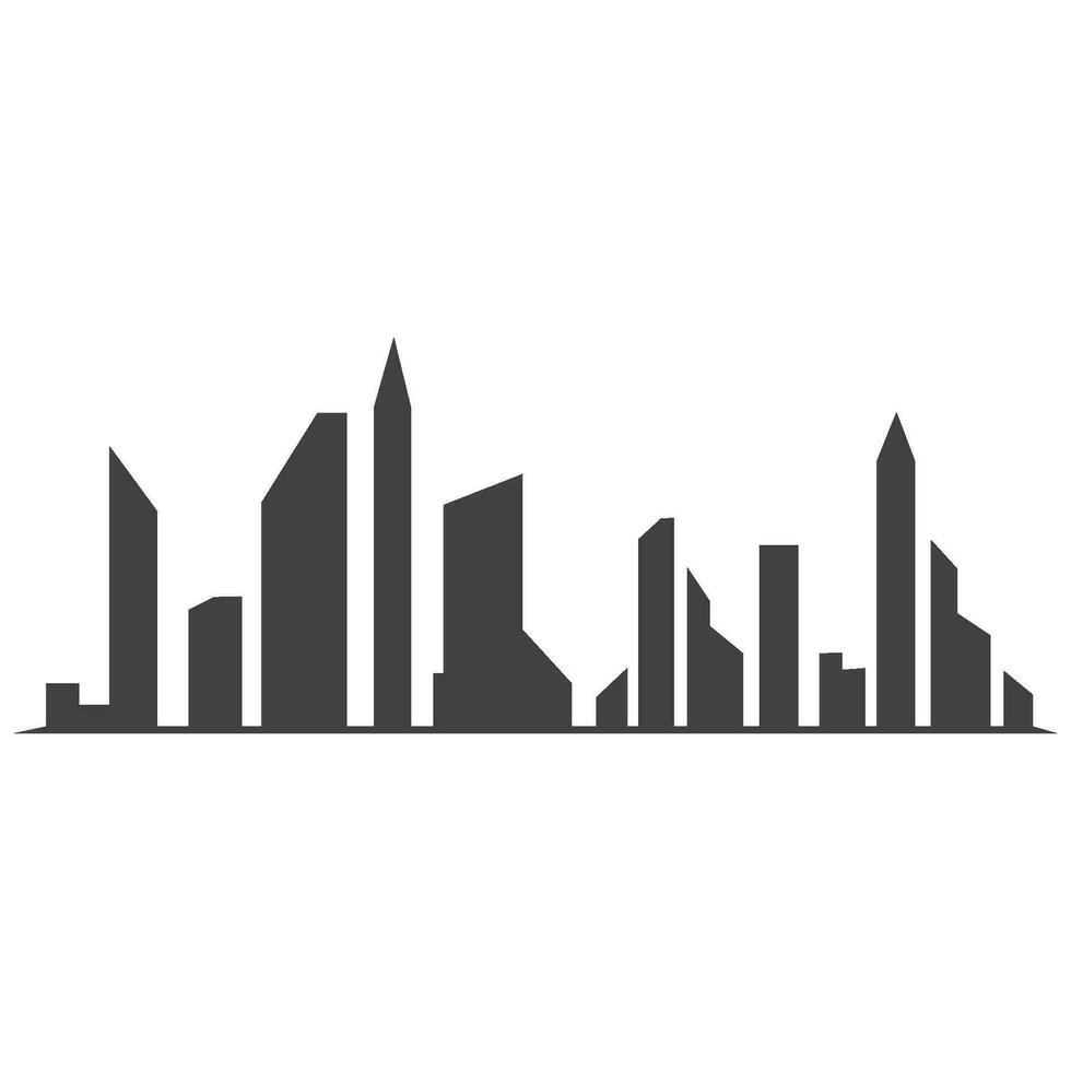 Modern City skyline . city silhouette. vector