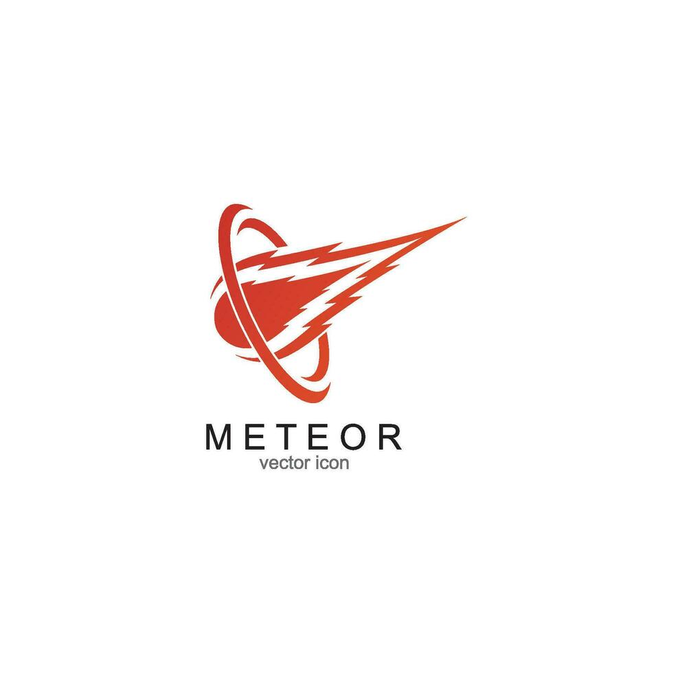 meteor logo vector