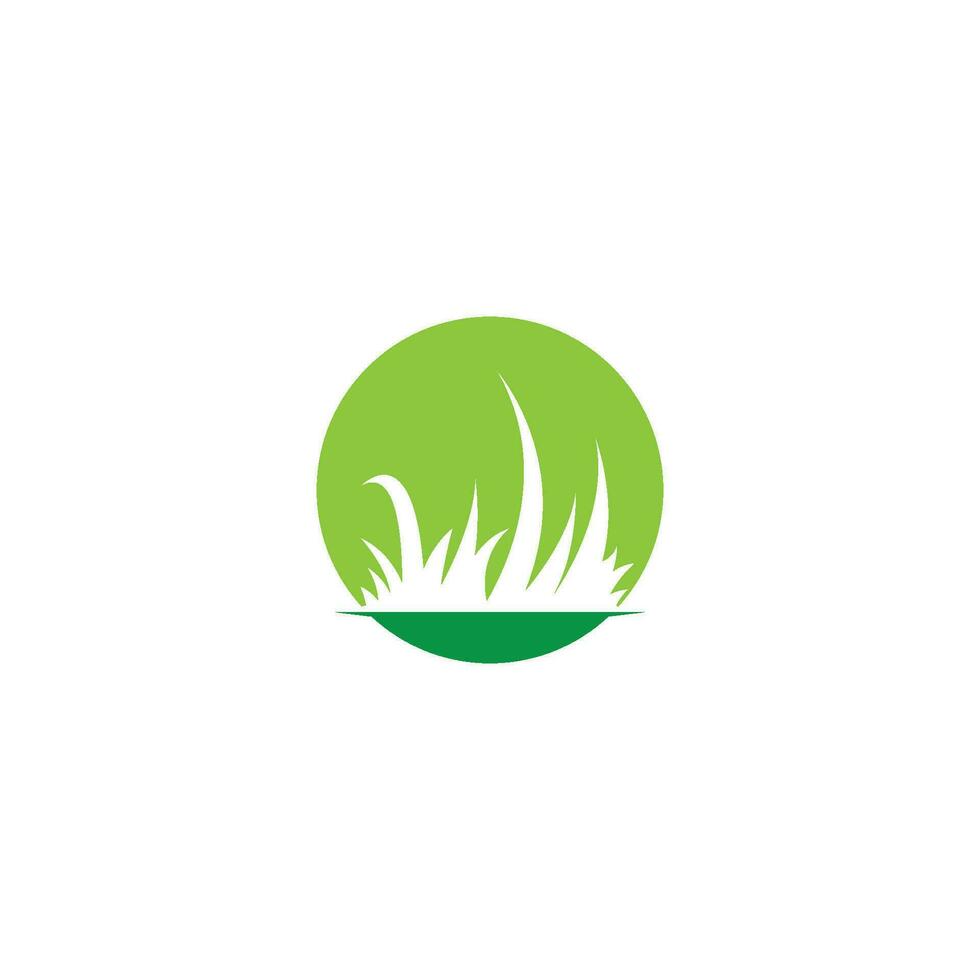 Grass logo vector