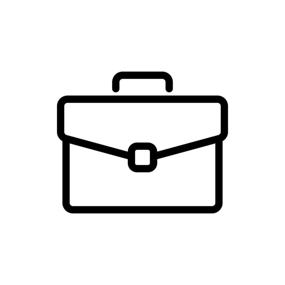 Briefcase icon isoated on white background vector