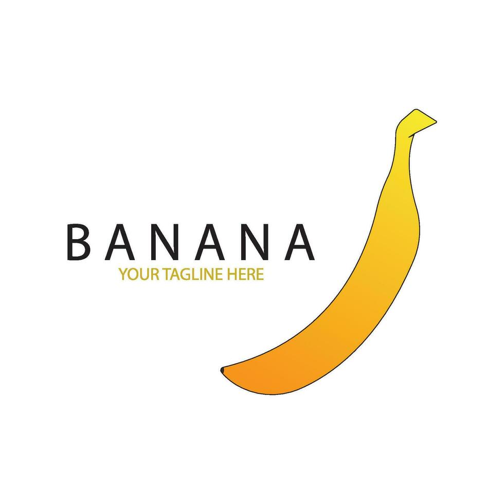 Banana logo vector